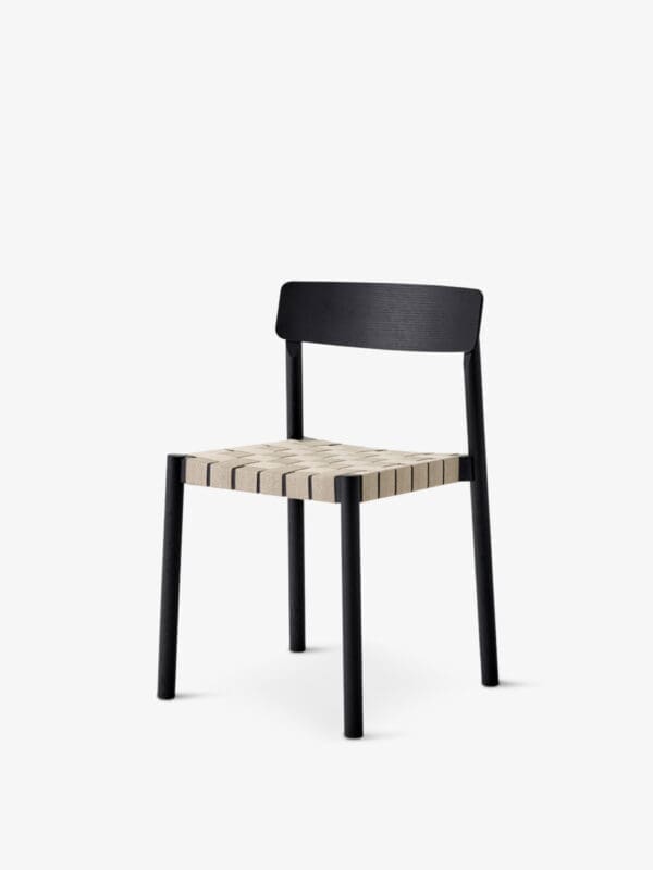 Betty Chair TK1 Black Natural webbing