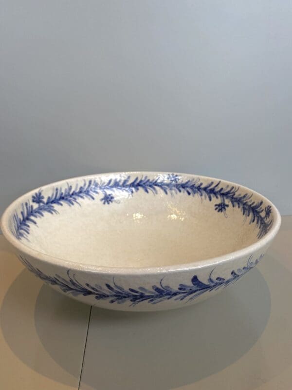 Floral Fruit Bowl - Floral Blue