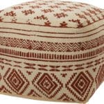 POUF WITH PRINT