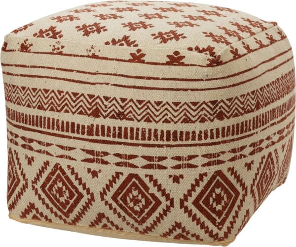 POUF WITH PRINT