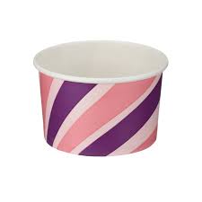 6oz Patterned Ice Cream Tub (PE Lined) (500pk)